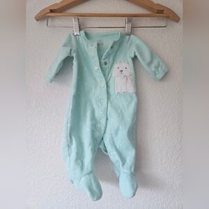 carters fleece sleeper, newborn